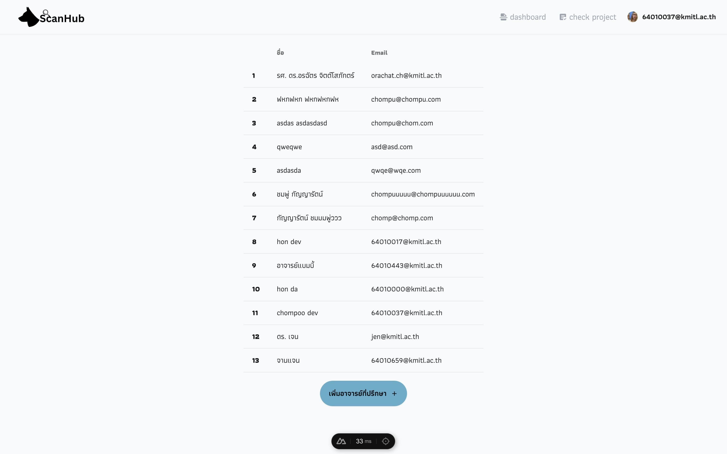 Thesis - advisor - Add advisor page